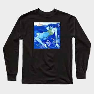 Ulysses and the mermaid Long Sleeve T-Shirt